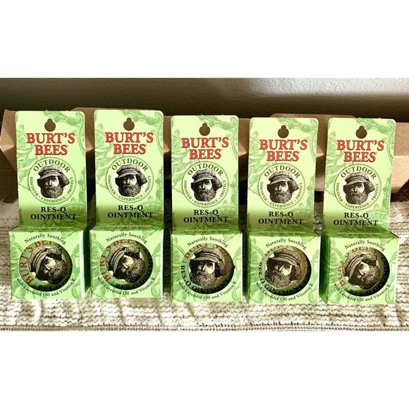 Burt's Bees Res-Q Ointment 0.6 oz 5 pack lot Natural Lavender Vitamin E NIB - Picture 9 of 9